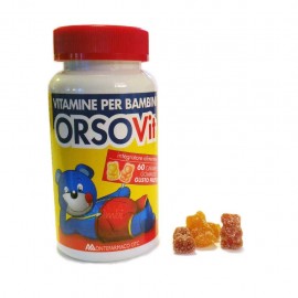 Orsovit Vitamine per Bambini, Flacone da 60 caramelle senza glutine