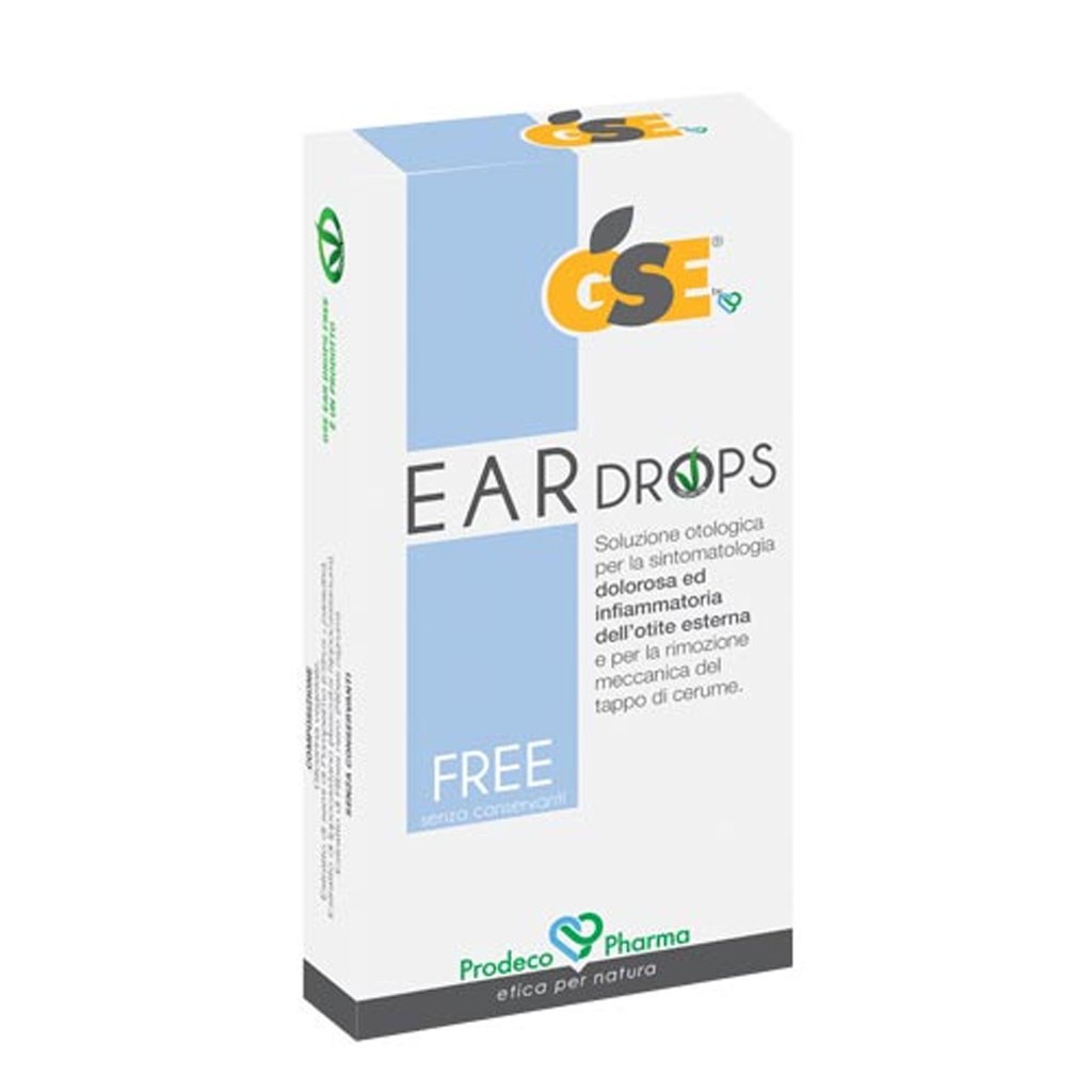 GSE Ear Drops Free, 10 pipette da 0,3 ml Soluzione otologica