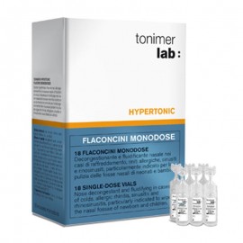 Tonimer Hypertonic Flaconcini Monodose, 18 flaconcini da 5 ml