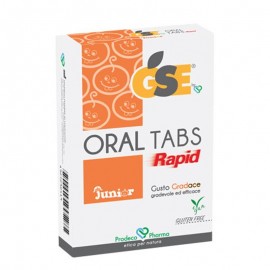 GSE Oral Tabs Rapid Junior, confezione da 12 compresse in pratici blisters.