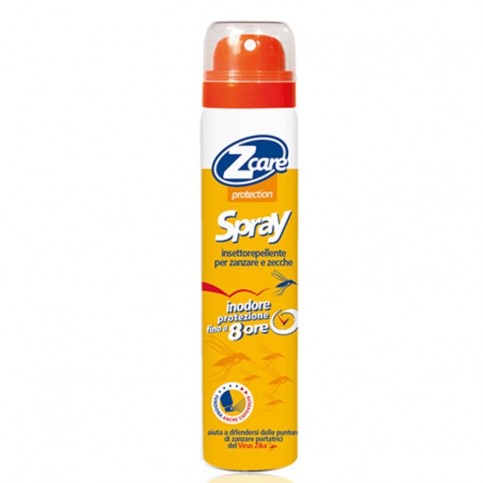 ZCare Protection Spray, flacone da 100 ml - Repellente Anti Zanzare