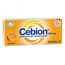 Cebion Compresse Masticabili,  20 compresse gusto arancia
