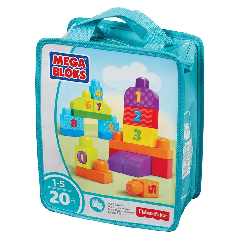 Fisher-Price Mega Bloks First Builders – Set 7 Pezzi Per Costruire Animali, Gioco Creativo Per Bambini 1-5 Anni - 3