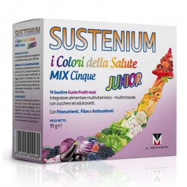 Sustenium I colori della salute Mix Cinque Junior, 14 bustine da sciogliere in acqua