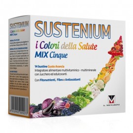 Sustenium I colori della salute Mix Cinque, 14 bustine da sciogliere in acqua