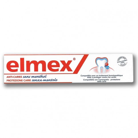 Elmex Dentifricio Senza Mentolo, 75 ml 