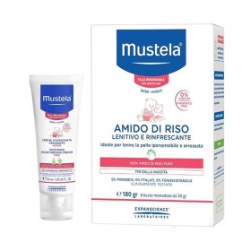 Mustela Amido di Riso 180 gr e Crema Idratante Lenitiva 40 ml