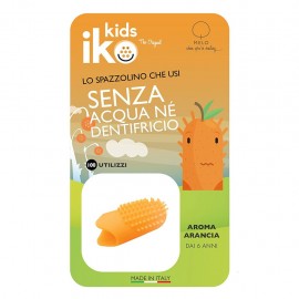 Iko Kids Arancia Ditale Fluoro - Spazzolino da dito