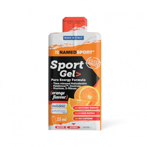 Named Sport Gel Orange - Energetico Gusto Arancia, 25 ml