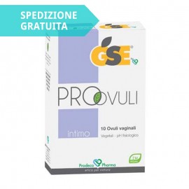 GSE Intimo Pro-Ovuli, blister da 10 ovuli vaginali vegetali da 2,5g