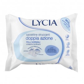 Lycia Salviettine Struccanti Doppia Azione Pocket, 20 Salviettine