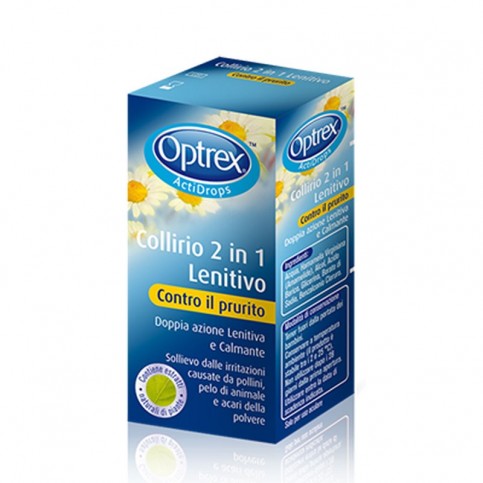 Optrex ActiDrops Collirio 2in1 Lenitivo contro il prurito, 10 ml