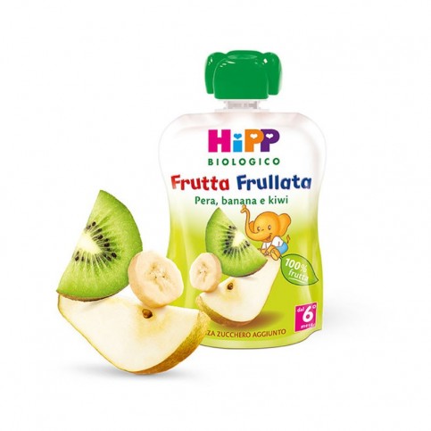 Hipp Frutta Frullata Pera, Banana e Kiwi, 90 g