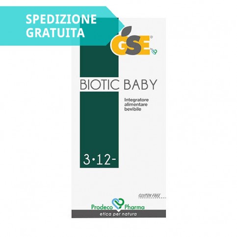 GSE Biotic Baby 3-12 anni, 250 ml con misurino da 3,75 ml