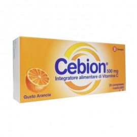 Cebion Vitamina C gusto Arancia,  20 compresse masticabili