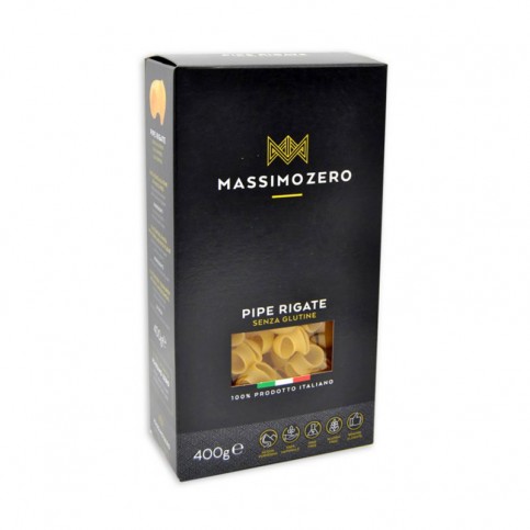 Massimo Zero Pipe Rigate senza glutine, 400 g