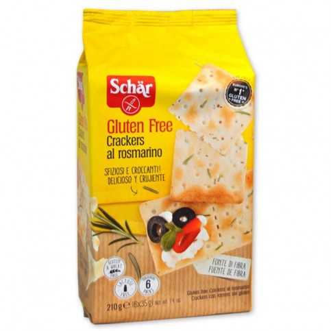 Schär Crackers al rosmarino senza glutine, 210 g