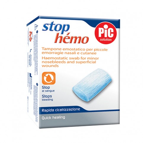 PIC Tampone Stop Hémo Tampone Emostatico, 5 tamponi
