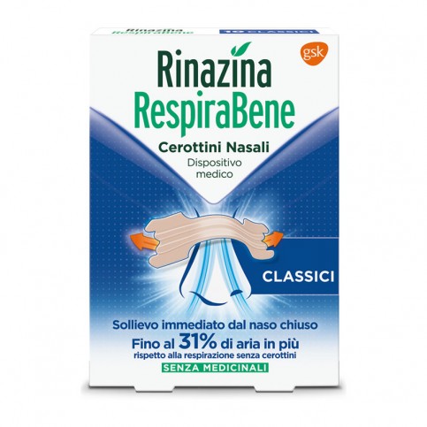 Rinazina RespiraBene Classici, 10 cerotti
