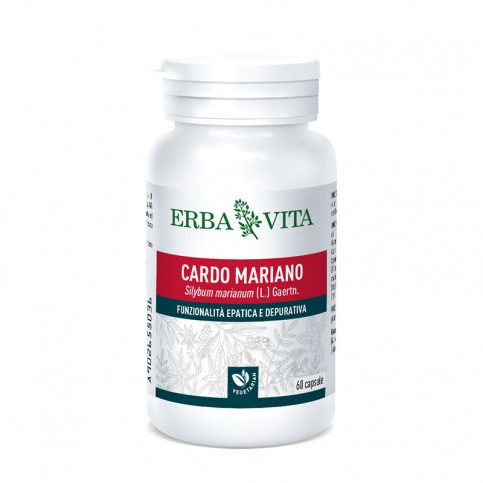 Erba Vita Cardo Mariano, 60 capsule vegetali 400 mg