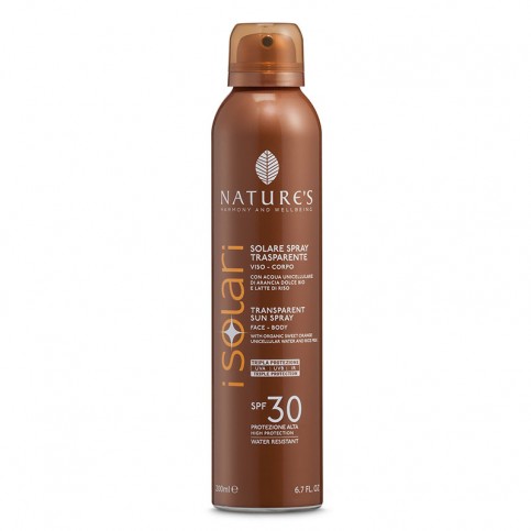 Nature's Solare Spray Trasparente SPF 30, 200 ml