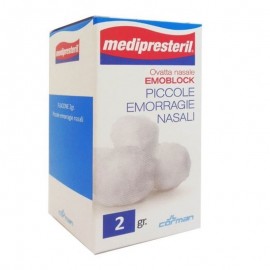 Medipresteril Ovatta Nasale Emoblock, 2 gr