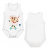 J BIMBI Body estivo neonato in cotone Farm Pecora, 1pz