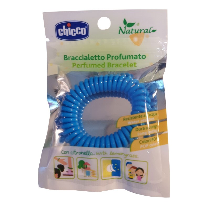Chicco Pulsera Repelente De Mosquitos Verde – Protección Aromática Para Adultos Y Niños, Eficaz Contra Insectos En Exteriores