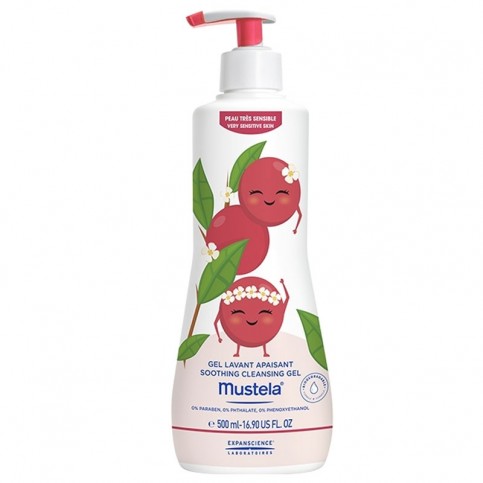 Mustela Gel Detergente Lenitivo - Limited Edition - Sandra la Schisandra, 500 ml