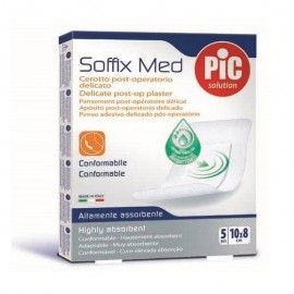 PIC Cerotto post operatorio Soffix Med 10x8 cm, 5 pezzi