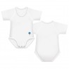 J BIMBI Body 4Season in cotone Bio tinta unita Bianco, 1 pz