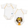 J Bimbi Body Neonato 4 Stagioni  in cotone bio Leone, 1 pz