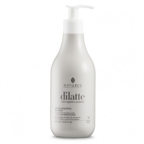 Nature's Doccia-shampoo delicato Dìlatte, flacone 400 ml