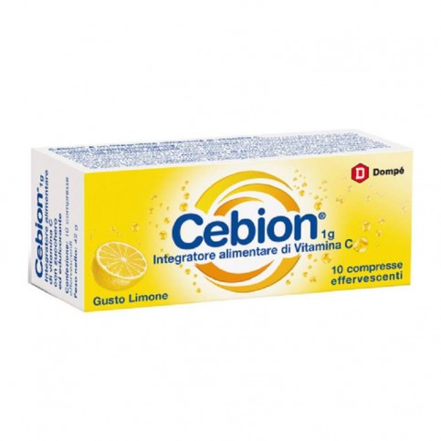 Cebion Effervescente Vitamina C Limone, 10 compresse
