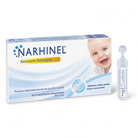 Narhinel Soluzione Fisiologica, 20 flaconi da 5 ml