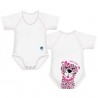 J Bimbi Body Neonato 4 Stagioni in cotone bio Leopardo, 1 pz