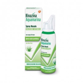 Rinazina Aquamarina Isotonica Aloe Spray Nebulizzazione Delicata, 100 ml