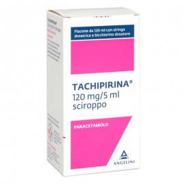 Tachipirina Sciroppo 120mg/5ml, flacone da 120ml con bicchierino dosatore