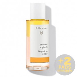 Dr. Hauschka Struccante per gli occhi, 75 ml + 2 Pads in cotone biologico