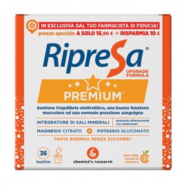 Chemist's Research Ripresa Premium, 36 bustine gusto arancia