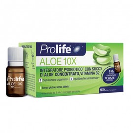 Prolife Aloe 10X, 10 flaconcini da 8 ml