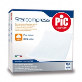 PIC Stericompress Compresse di garza sterili 10x10 cm, 100 pz