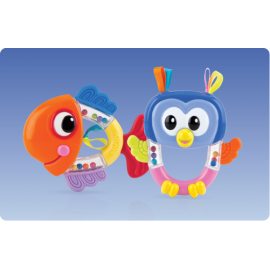 Massaggia gengive GUFO/PESCE Rattle Pals Nuby