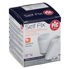 Pic Self Fix Benda Elastica Autoaderente 6 cm x 4 m, 1 pz