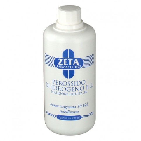 Zeta Farmaceutici Acqua Ossigenata 10 Vol, 200 ml