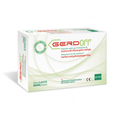 GerdOff Reflusso e Acidità, 20 compresse da sciogliere in bocca