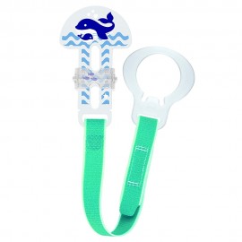 MAM Porta Succhietto Clip&Cover con Copritettarella, Azzurro