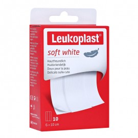 Leukoplast Soft White 6 x 10 cm, 10 cerotti