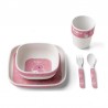 Nuvita Set pappa Yoohoo in bamboo 12m+ Rosa