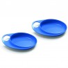 Nuvita EasyEating, Set 2 Piattini Svezzamento Blu